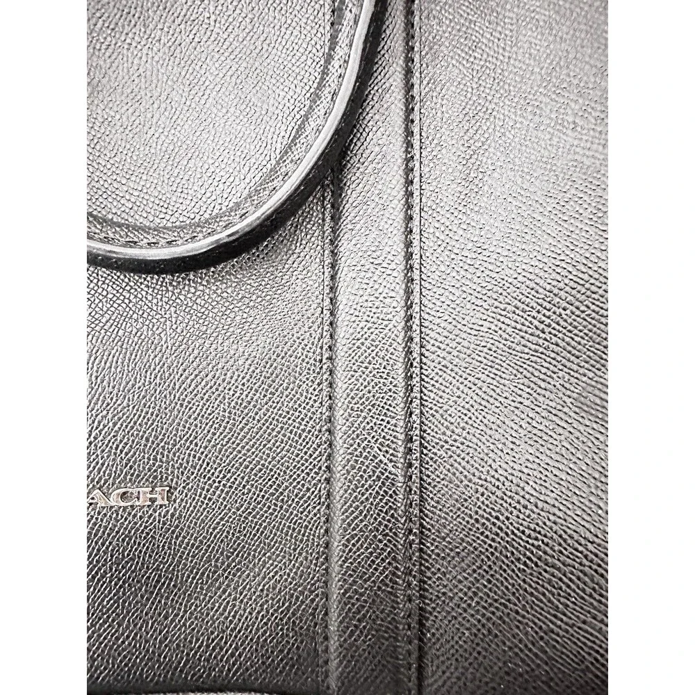 COACH Black Leather METROPOLITAN 71695 Briefbag Messenger Business Bag